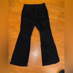 SHEIN Black Boot Cut Jeans